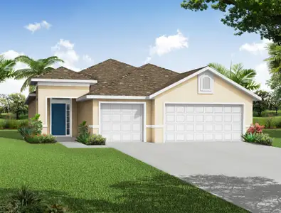 New construction Single-Family house 19 Matanzas Cove Dr, Palm Coast, FL 32137 plan Monroe II - image