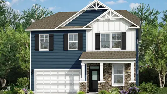 New construction Single-Family house 3405 Mackenzie Ln, Zebulon, NC 27597 - image