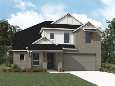 New construction Single-Family house 8720 Peafowl St, Austin, TX 78744 plan Botero Plan - image