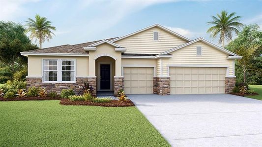 New construction Single-Family house 11343 Curio Dr, Brooksville, FL 34613 plan Camden - image