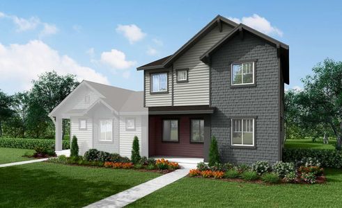 New construction Townhouse house 6109 Zebulon Pl, Timnath, CO 80547 Garden Series - Saffron- photo 0 0