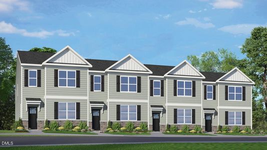 New construction Townhouse house 908 Sculptor St, Wendell, NC 27591 plan Blake - image