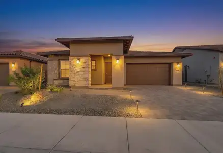 New construction Single-Family house 33332 N 130Th Ln, Peoria, AZ 85383 plan Traverse II Elevation B - image