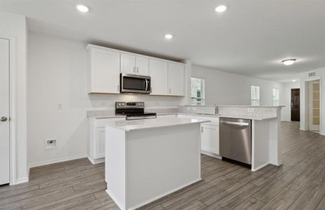 Ample cabinet space in kitchen*real home pictured