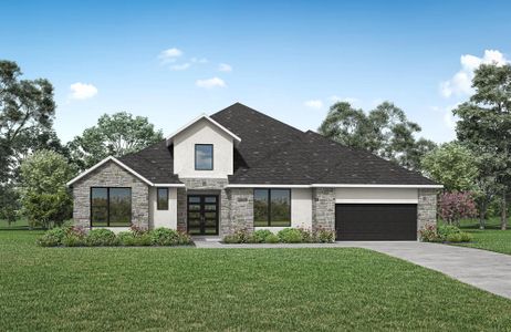 New construction Single-Family house 5006 Fountainhead Ln, Manvel, TX 77583 plan Vista - image