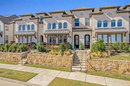 New construction Townhouse house 8141 Yellow Brick, McKinney, TX 75071 plan Berkley Plan - image