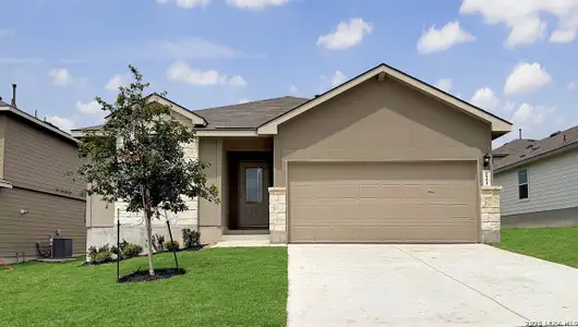New construction Single-Family house 121 Tawny Owl, San Antonio, TX 78253 plan The Brown - image
