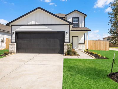 New construction Single-Family house 12527 Mulberry Creek Drive, Cypress, TX 77433 Hampton- photo 0