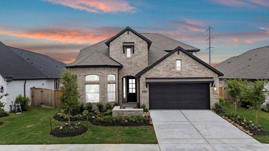 New construction Single-Family house 10714 Yellow Wild Indigo Ln, Cypress, TX 77433 plan Justin - image