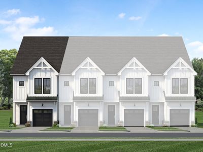 New construction Townhouse house 616 Cable Ct, Apex, NC 27502 plan Weston End Unit - image
