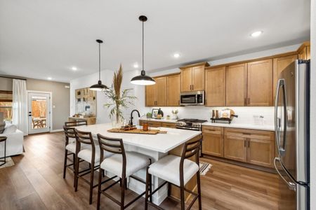 Kitchen with island