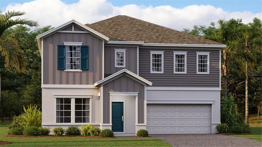New construction Single-Family house 5640 Lemon Grass St, Clermont, FL 34714 plan Allison - image