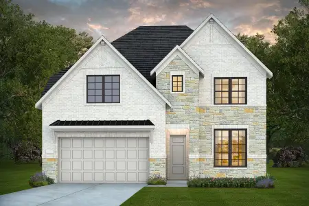 New construction Single-Family house 1205 Horizon View Dr, Georgetown, TX 78628 plan Hillsboro - image