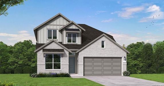 New construction Single-Family house 11331 Barbosa, San Antonio, TX 78254 plan Milano - image