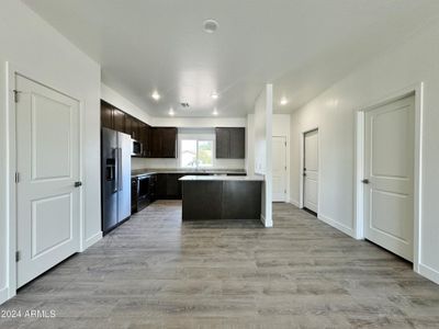 Kitchen and breakfast bar