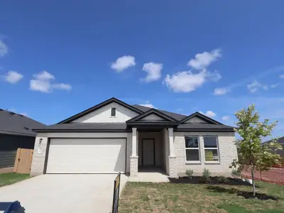 New construction Single-Family house 12400 Setting Peak Ln, Buda, TX 78610 plan Esperanza - Smart Series - image