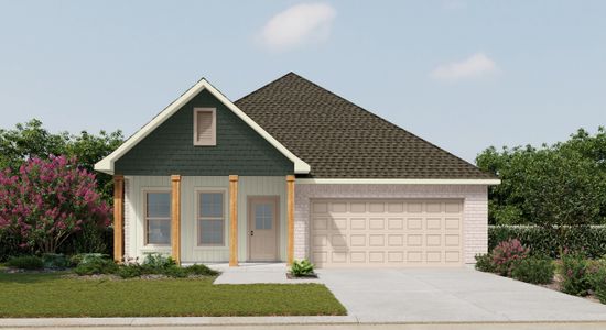 New construction Single-Family house 25 Natureview Wy, Freeport, FL 32439 plan Oakstone V G - image