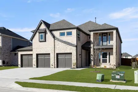 New construction Single-Family house 2012 Burriana Ct, Little Elm, TX 75068 plan Columbia F - image