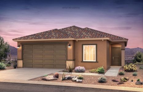 New construction Single-Family house 4866 S 253Rd Ln, Buckeye, AZ 85326 plan Marigold - image