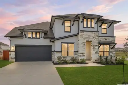 New construction Single-Family house 205 Megans Pt, Castroville, TX 78009 plan Motley - image