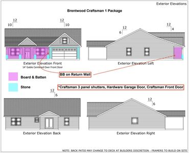 New construction Single-Family house 829 Halyard Ln, Chesnee, SC 29323 - image