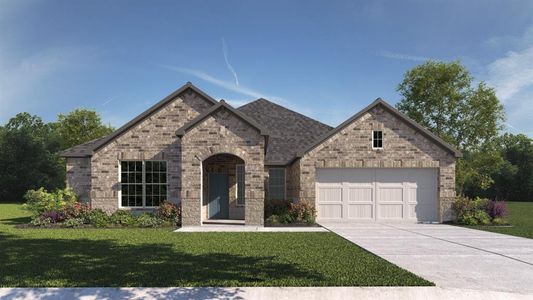 New construction Single-Family house 105 Bear Paw Run, Georgetown, TX 78628 Hawthorne II- photo 0 0