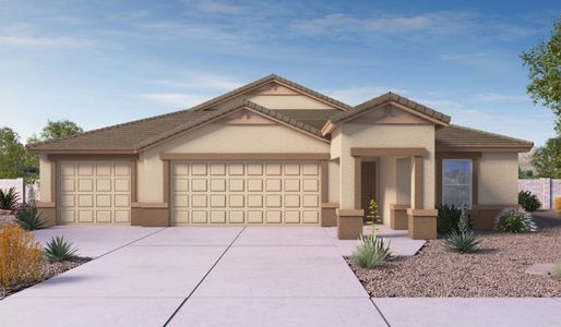 New construction Single-Family house 9825 N Heavenly Bamboo Dr, Marana, AZ 85653 plan Garland - image