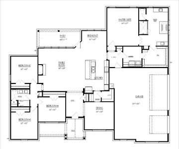 New construction Single-Family house 687 Bent Tree Ln, Weatherford, TX 76085 plan The Wellington II - image 5