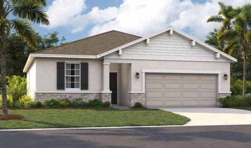 New construction Single-Family house 10140 Huntingnet Way, Leesburg, FL 34748 The Portland- photo 0