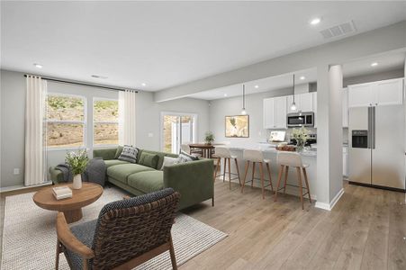 New construction Townhouse house 10 Gold Dust Dr, Unit 23-A, Dawsonville, GA 30534 plan Hudson - image 5