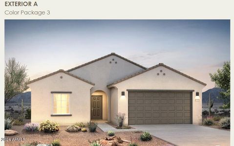 New construction Single-Family house 24651 W Verlea Drive, Buckeye, AZ 85326 Bluebell- photo 0