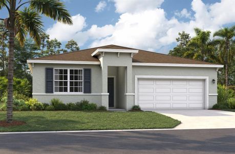 New construction Single-Family house 928 Pearlwood Lp, Eagle Lake, FL 33839 plan The Juniper - image