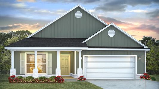 New construction Single-Family house 16 Gray Owl Dr W, Freeport, FL 32439 plan Delray - image