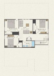 Pulte Homes, Keller floor plan