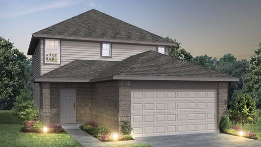 New construction Single-Family house 402 Woodhouse Wy, Fort Worth, TX 76140 plan The Woodland - image 1