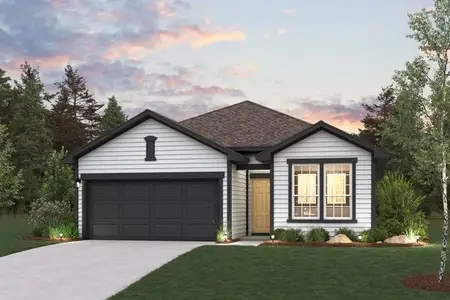 New construction Single-Family house 13102 Triple Jet Dr, Buda, TX 78610 plan Pinion - image