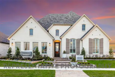 New construction Single-Family house 104 Cloverton Cres, Hutto, TX 78634 Canterbury Plan- photo 0