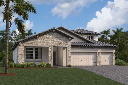 New construction Single-Family house 2081 Drummond Pt, Zephyrhills, FL 33541 plan Corina  III Bonus - image