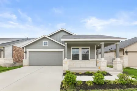 New construction Single-Family house 185 Sormonne Lp, Kyle, TX 78640 plan Mason - image
