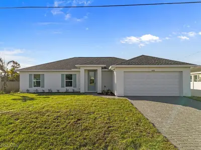 New construction Single-Family house 1010 Nw 8Th Pl, Cape Coral, FL 33993 plan The Sunset Harbor - image