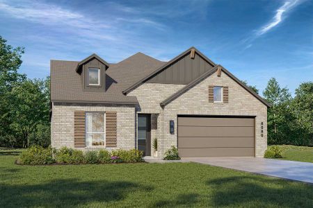 New construction Single-Family house Todd Mission, TX 77316 plan Weston - image