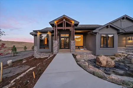 New construction Single-Family house 2395 Fox View Trl, Franktown, CO 80116 plan Leiden - image
