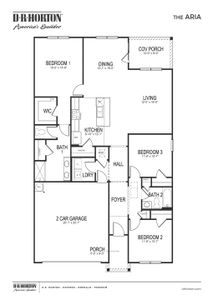New construction Single-Family house 4537 Basun Cir S, Millington, TN 38053 plan ARIA - image