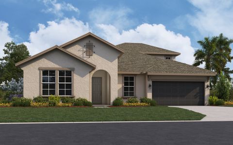 New construction Single-Family house 17546 Valleywood Pkwy, Land O' Lakes, FL 34638 plan Arlington W/ Bonus - image