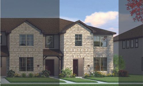 New construction Townhouse house 217 Territory Trl, Fort Worth, TX 76120 Houston 5B1- photo 0 0