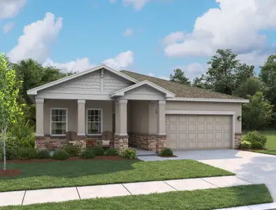 New construction Single-Family house 1623 Cane Bamboo St, St. Cloud, FL 34771 plan Badland - image