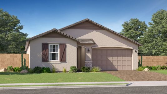 New construction Single-Family house 1421 W Ridge Rd, Apache Junction, AZ 85120 Belmont Plan 4069- photo 0