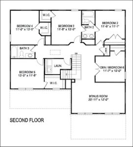 Second Floor Floorplan