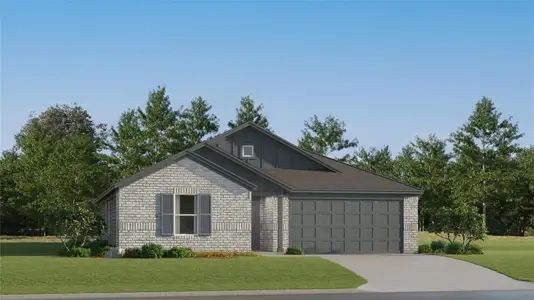New construction Single-Family house 104 Heritage Groves Rd, Bertram, TX 78605 plan Mays - image