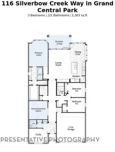 New construction Single-Family house 116 Silverbow Creek Wy, Conroe, TX 77304 plan Denton Plan - image 15